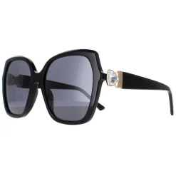 Jimmy Choo Sunglasses MANON/G/S 807 IR Black Grey Blue