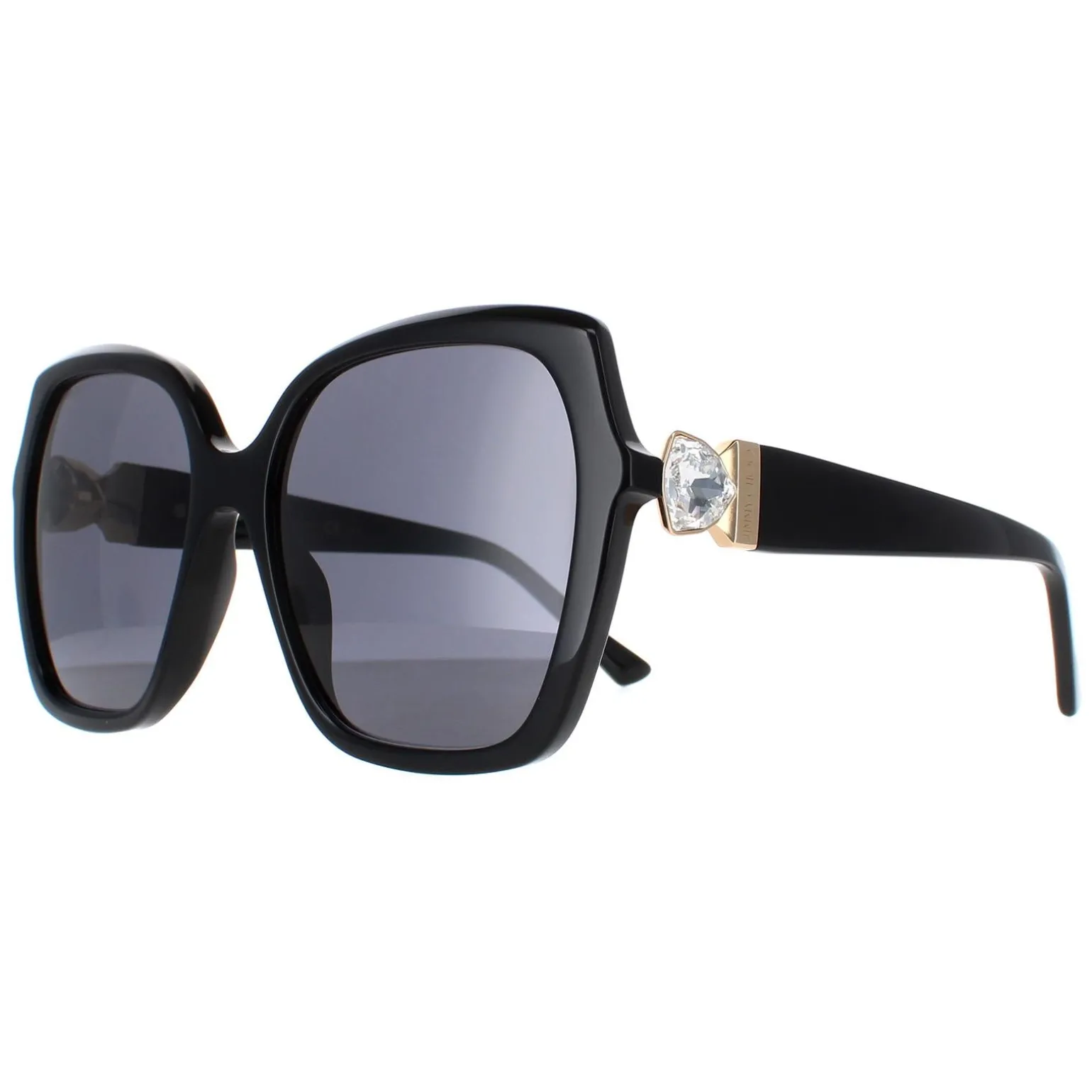 Jimmy Choo Sunglasses MANON/G/S 807 IR Black Grey Blue