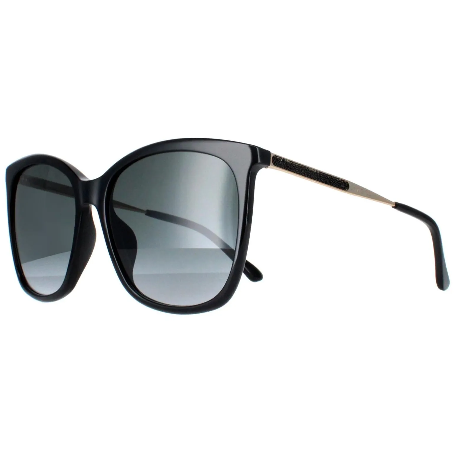 Jimmy Choo Sunglasses NEREA/G/S 807 9O Black Grey Gradient