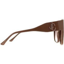 Jimmy Choo Sunglasses NOEMI/S KON HA Nude Glitter Brown Gradient
