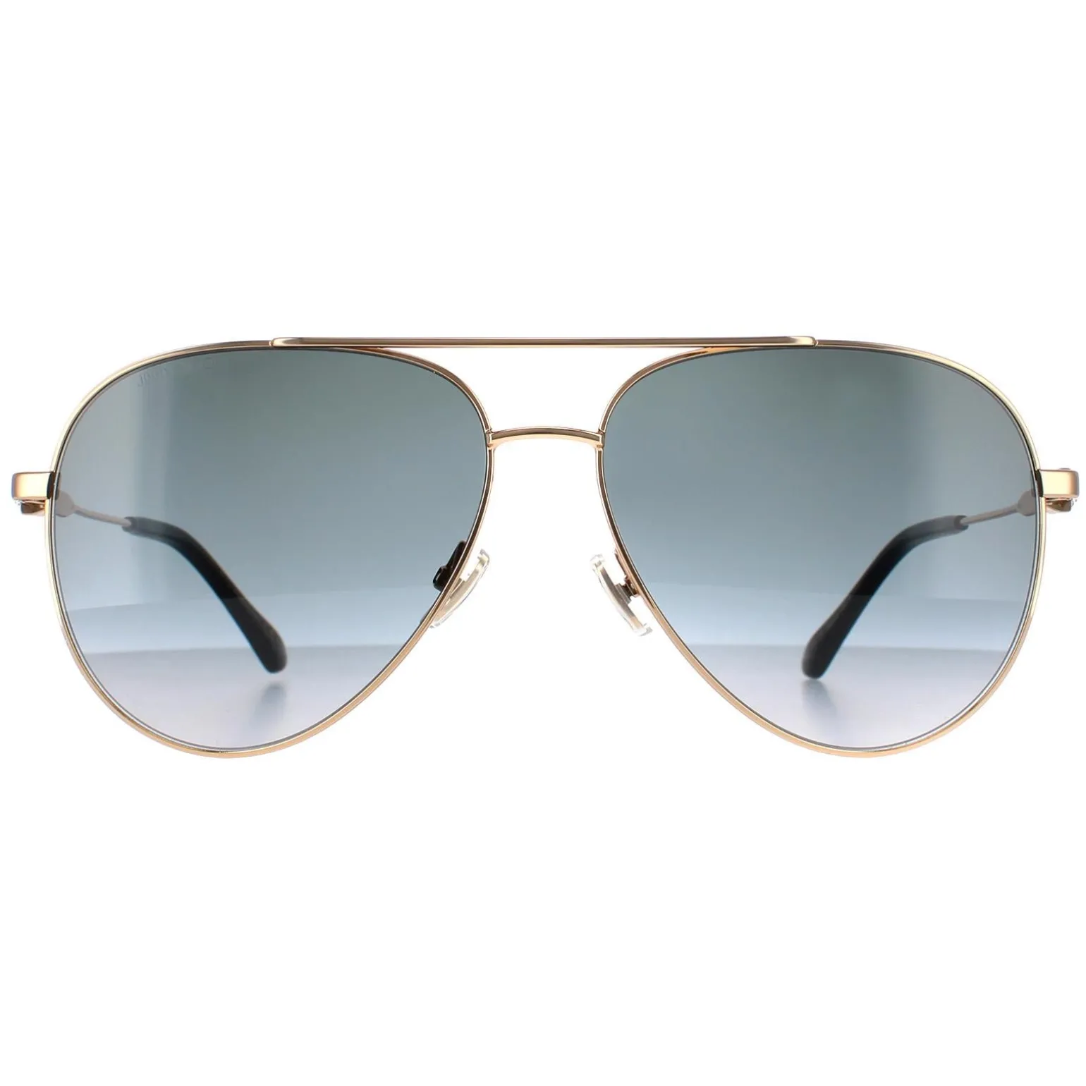 Jimmy Choo Sunglasses OLLY/S 2M2 9O Black Gold Dark Grey Gradient