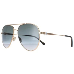 Jimmy Choo Sunglasses OLLY/S 2M2 9O Black Gold Dark Grey Gradient