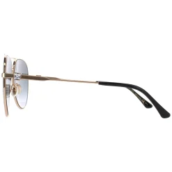 Jimmy Choo Sunglasses OLLY/S 2M2 9O Black Gold Dark Grey Gradient