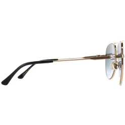 Jimmy Choo Sunglasses OLLY/S 2M2 9O Black Gold Dark Grey Gradient
