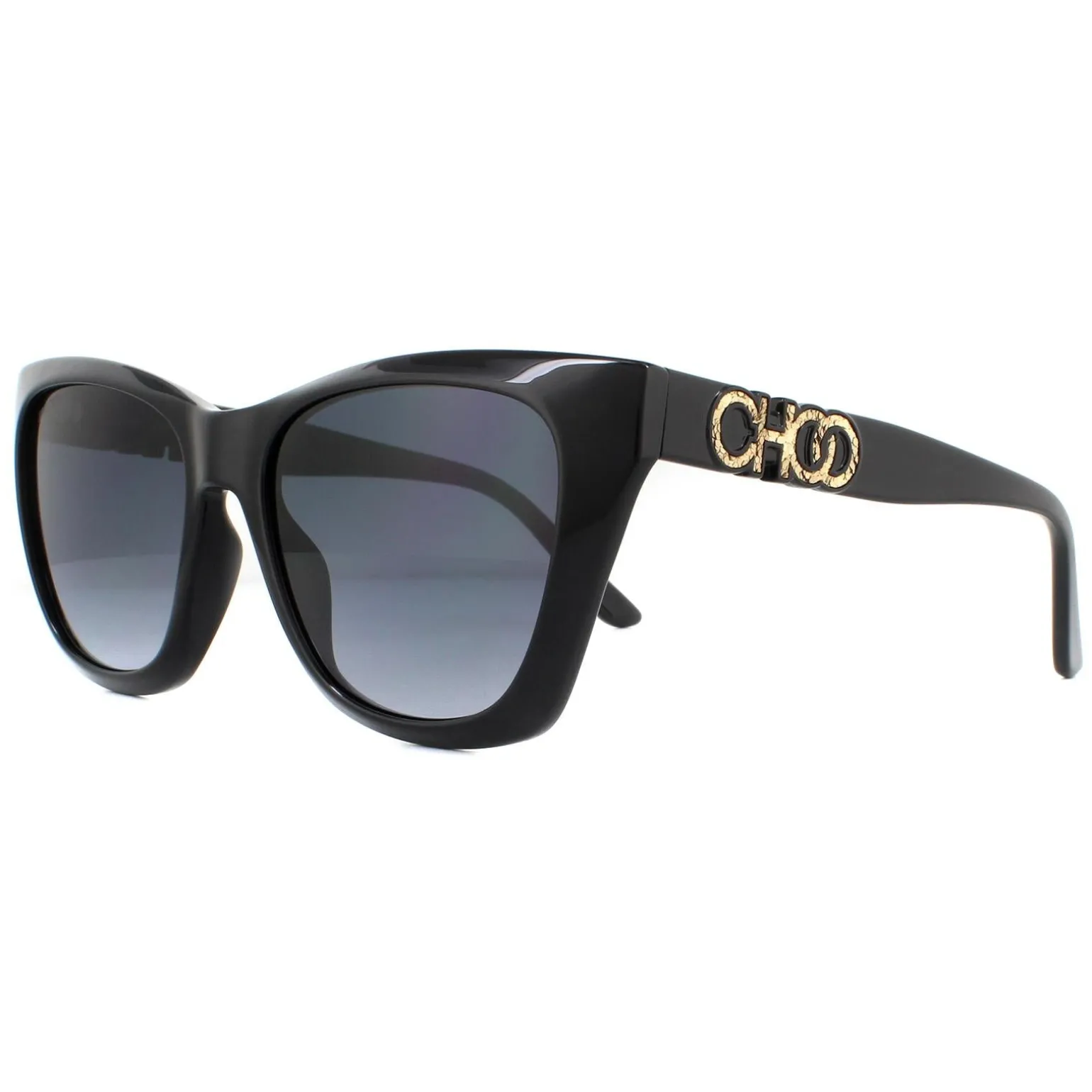 Jimmy Choo Sunglasses RIKKI/G/S 807 9O Black Dark Grey Gradient