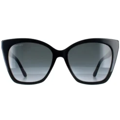 Jimmy Choo Sunglasses RUA/G/S 807 9O Black Grey Gradient
