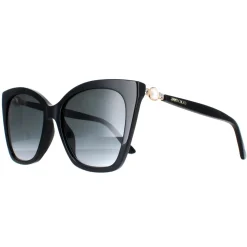 Jimmy Choo Sunglasses RUA/G/S 807 9O Black Grey Gradient