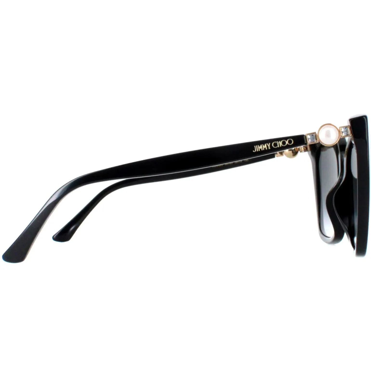 Jimmy Choo Sunglasses RUA/G/S 807 9O Black Grey Gradient