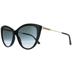 Jimmy Choo Sunglasses RYM/S 807 9O Black Dark Grey Gradient