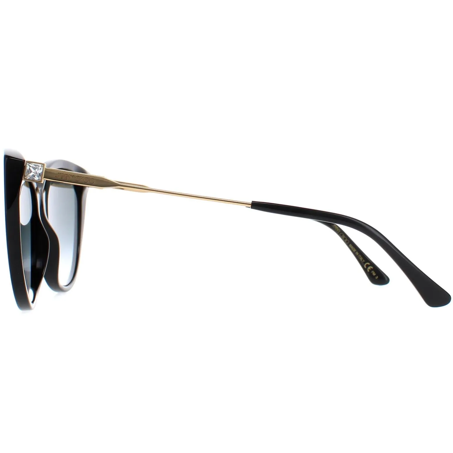 Jimmy Choo Sunglasses RYM/S 807 9O Black Dark Grey Gradient