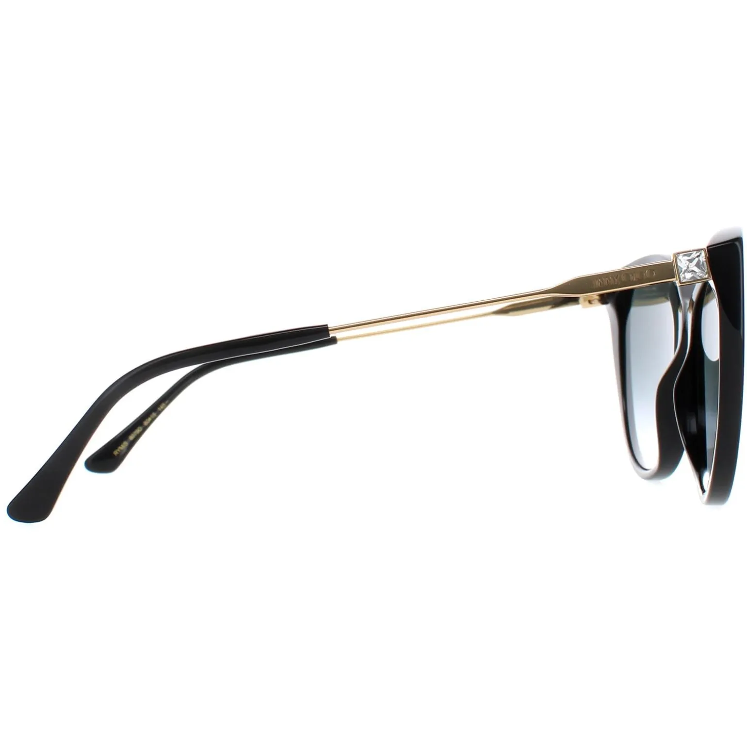 Jimmy Choo Sunglasses RYM/S 807 9O Black Dark Grey Gradient