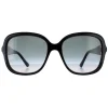 Jimmy Choo Sunglasses SADIE/S 807 9O Black Dark Grey Gradient