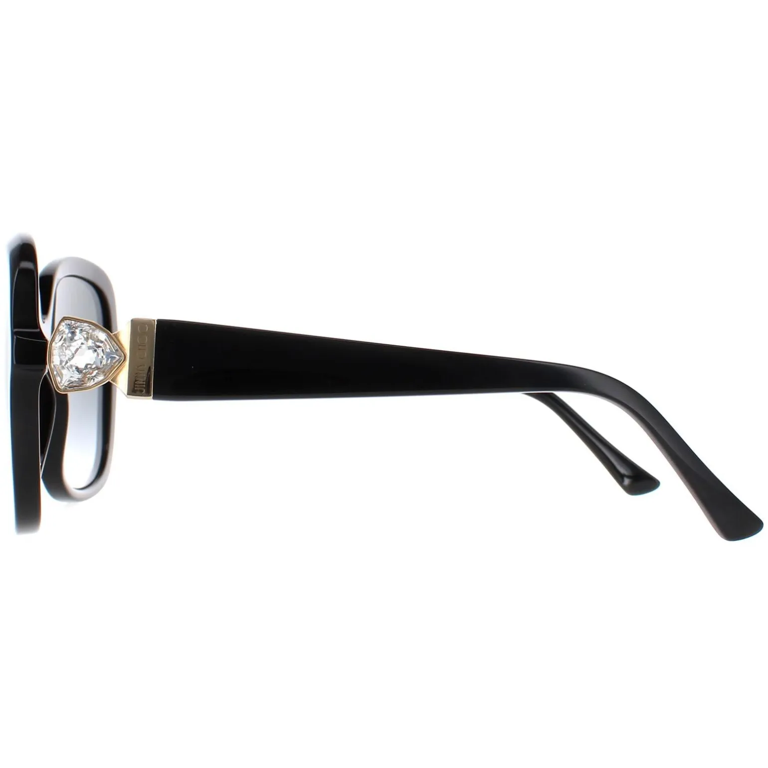 Jimmy Choo Sunglasses SADIE/S 807 9O Black Dark Grey Gradient