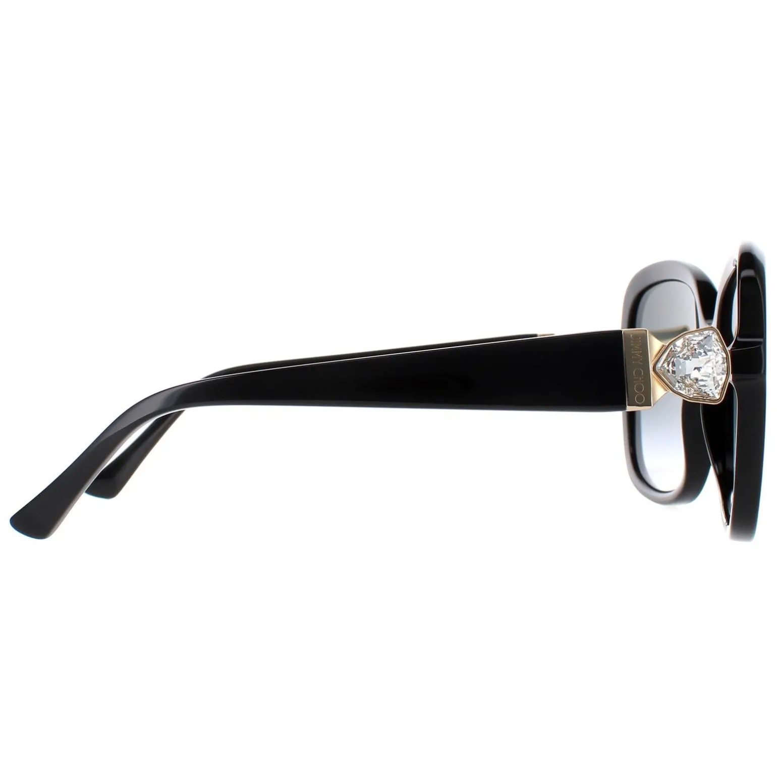 Jimmy Choo Sunglasses SADIE/S 807 9O Black Dark Grey Gradient