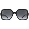 Jimmy Choo Sunglasses SAMMI/G/S 807 9O Black Dark Grey Gradient