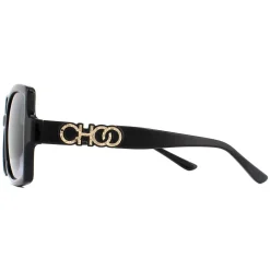 Jimmy Choo Sunglasses SAMMI/G/S 807 9O Black Dark Grey Gradient