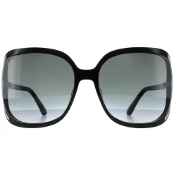 Jimmy Choo Sunglasses TILDA/G/S 807 9O Black Dark Grey Gradient