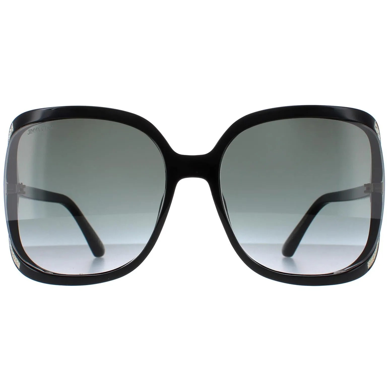 Jimmy Choo Sunglasses TILDA/G/S 807 9O Black Dark Grey Gradient