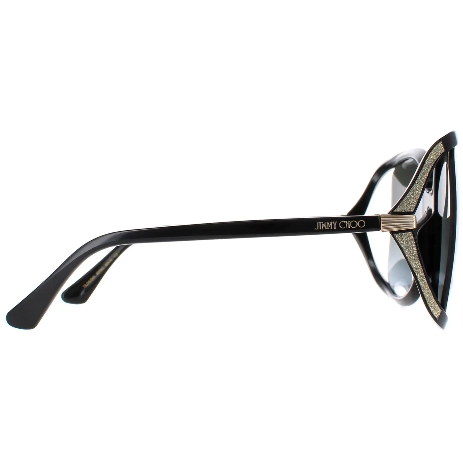 Jimmy Choo Sunglasses TILDA/G/S 807 9O Black Dark Grey Gradient