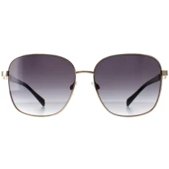 Karen Millen Sunglasses KM7020 400 Gold Dark Grey Gradient