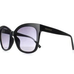 Karen Millen Sunglasses KM5052 001 Black Dark Grey Gradient