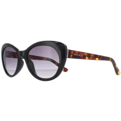 Karen Millen Sunglasses KM5024 001 Black and Tortoiseshell Grey Gradie