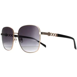 Karen Millen Sunglasses KM7020 400 Gold Dark Grey Gradient