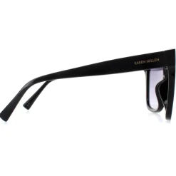 Karen Millen Sunglasses KM5052 001 Black Dark Grey Gradient