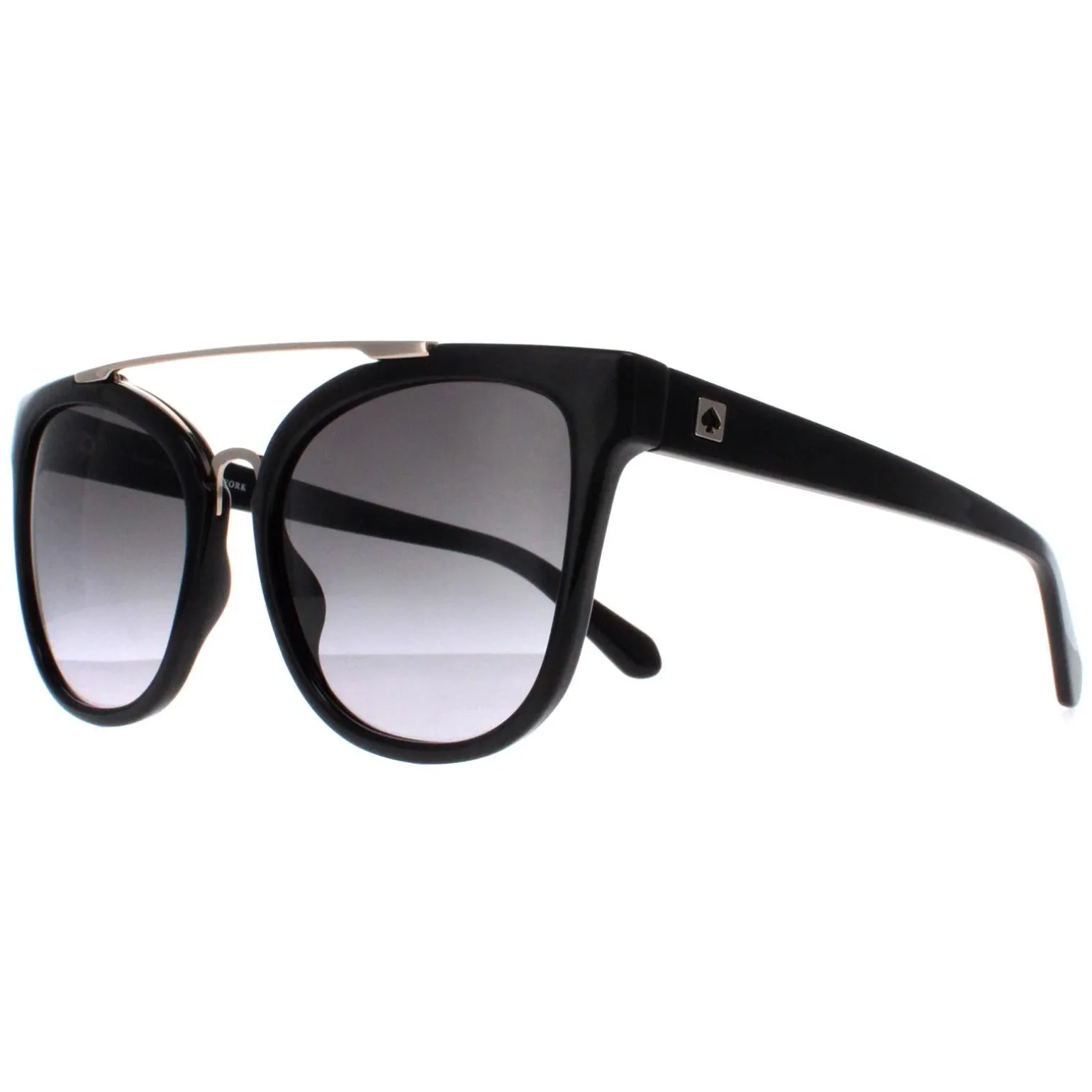 Kate Spade Sunglasses Alenka 807 9O Black Grey Gradient