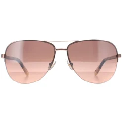 Kate Spade Sunglasses Bethann AU2 G4 Rose Gold Brown Gradient Mirror