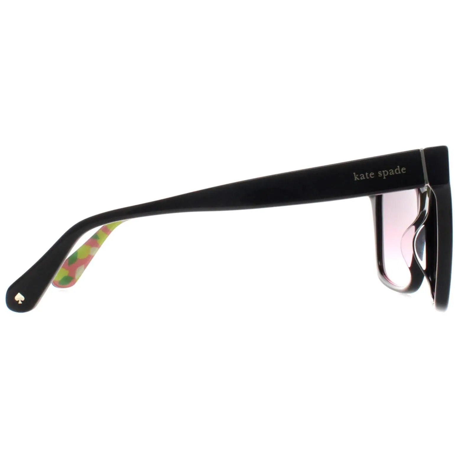 Kate Spade Sunglasses Harlow/G/S 807 FF Black Gray Fuchsia