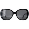 Kate Spade Sunglasses Judyann/P/S 9HT M9 Black Ivory Grey Polarized