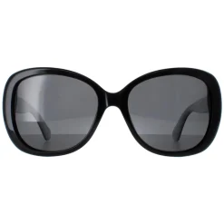 Kate Spade Sunglasses Judyann/P/S 9HT M9 Black Ivory Grey Polarized
