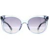 Kate Spade Sunglasses Kiya/S PJP IC Blue Gray Gradient Silver Mirror