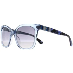 Kate Spade Sunglasses Kiya/S PJP IC Blue Gray Gradient Silver Mirror