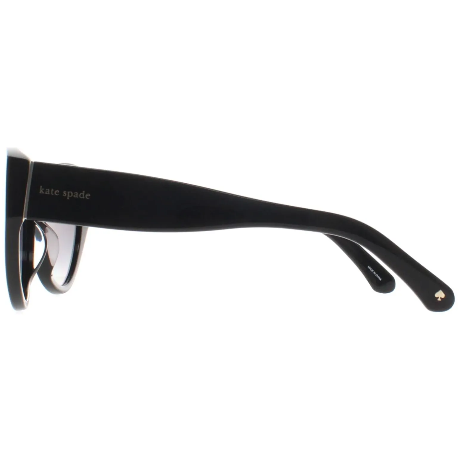 Kate Spade Sunglasses Paisleigh/S 807 WJ Black Gray Gradient Polarized