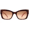 Kate Spade Sunglasses Valeria/S 0T4 HA Havana Pink Brown Gradient