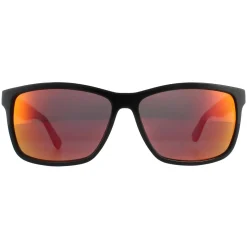 Lacoste Sunglasses L705S 003 Black Grey Red Mirror