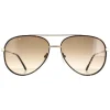 Lacoste Sunglasses L247S 710 Matte Gold Brown Gradient