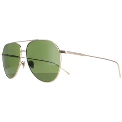 Lacoste Sunglasses L209S 714 Shiny Gold Green