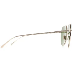Lacoste Sunglasses L209S 714 Shiny Gold Green