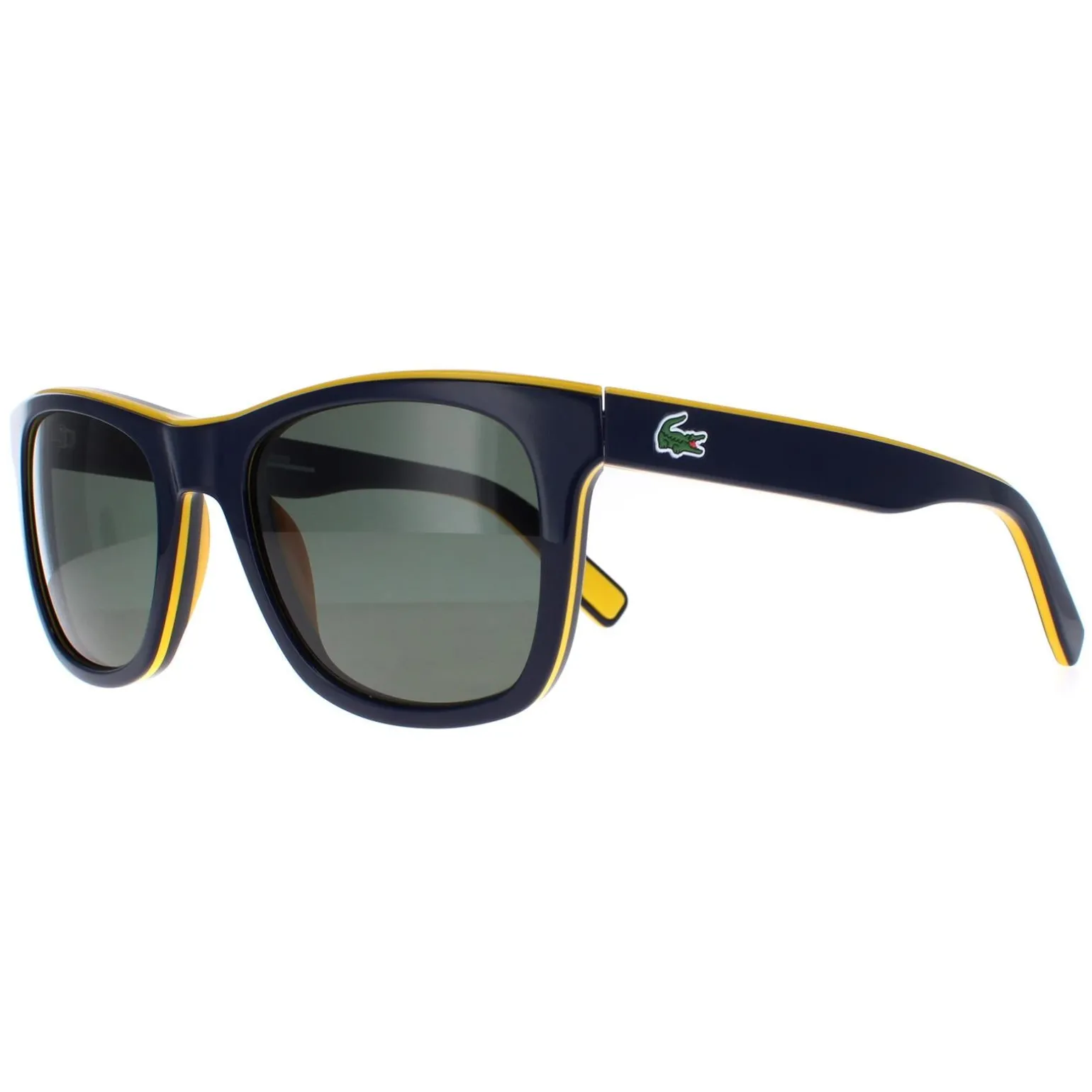 Lacoste Sunglasses L781SP 414 Blue Yellow Blue Grey Green Polarized