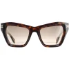 Marc Jacobs Sunglasses MJ 1001/S KRZ HA Havana Crystal Brown Gradient