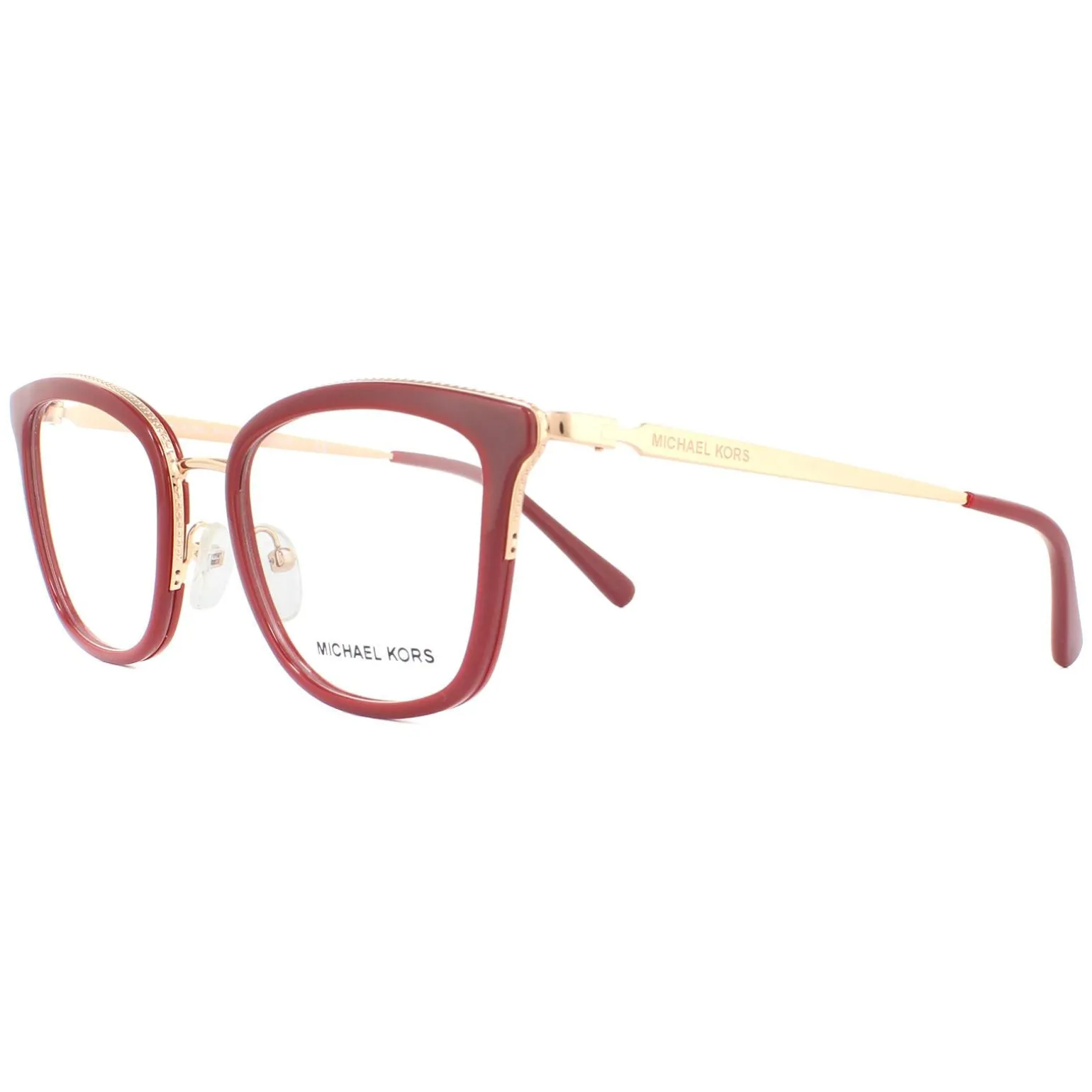 Michael Kors Glasses Frames Coconut Grove MK3032 1108 Rose Gold Red Wo