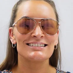 Michael Kors Sunglasses Hvar 5007 109936 Rose Gold Brown Gradient
