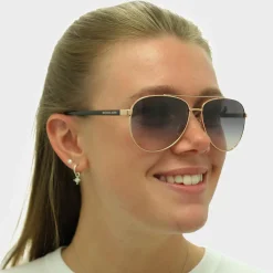 Michael Kors Sunglasses Hvar 5007 109936 Rose Gold Brown Gradient