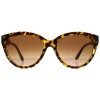 Michael Kors Sunglasses MK2158 310213 Dark Tortoise on Clear Brown Gra