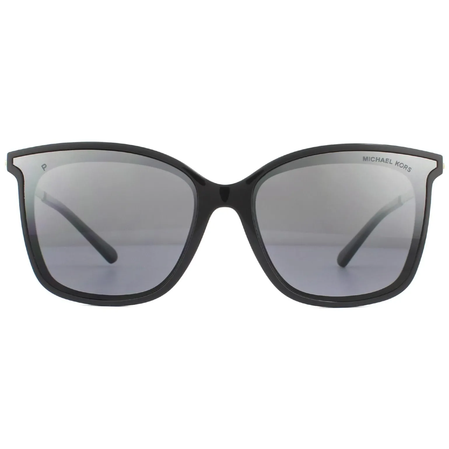 Michael Kors Sunglasses Zermatt 2079U 333282 Black Silver Grey Gradien