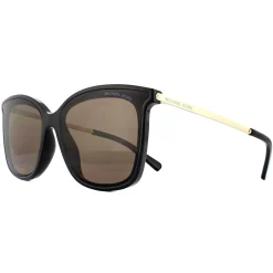 Michael Kors Sunglasses Zermatt 2079U 333273 Shiny Black & Metallic Go