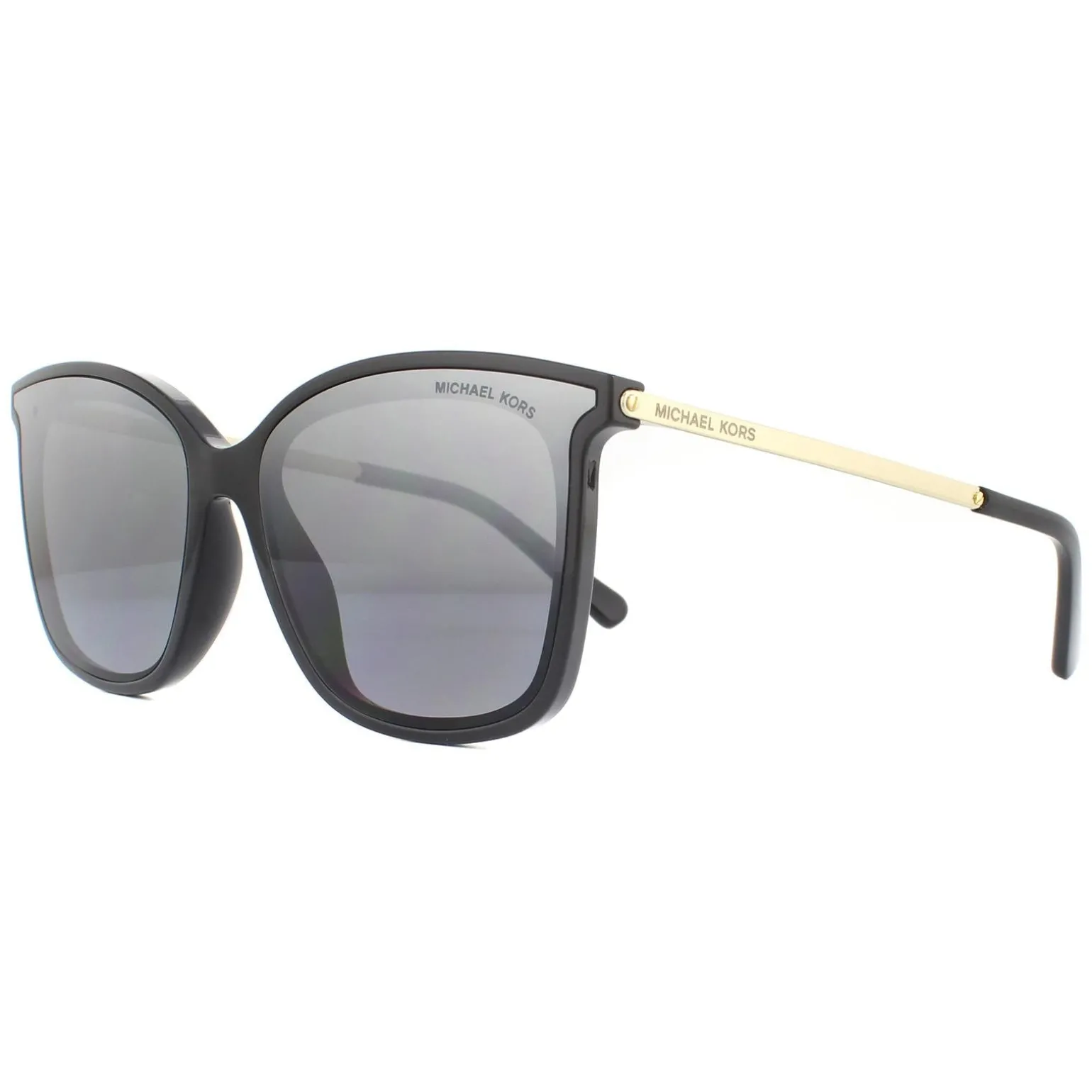 Michael Kors Sunglasses Zermatt 2079U 333282 Black Silver Grey Gradien